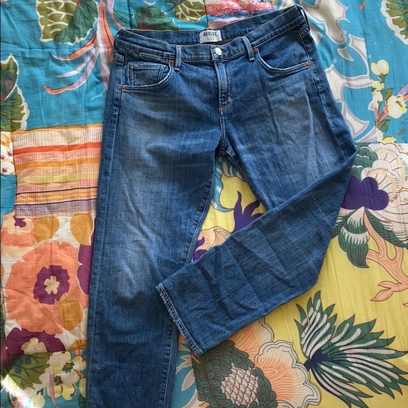 Agolde Denim - AGOLDE Slim Mid Rise Crop Jean
